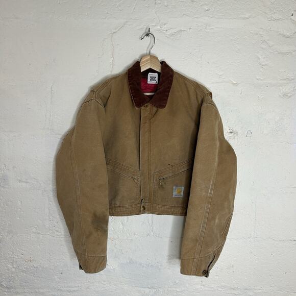 Carhartt Jackets & Blazers - Vintage Carhartt Detroit Style Workwear Jacket “Tan”